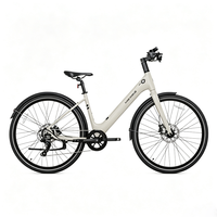 Vélo Électrique Urbain 27,5'' en Stock UE/US, Moteur Brushless 250W, Batterie Lithium 10,4Ah, Cadre en Aluminium, Freins à Disque Hydrauliques, Fonctionnalités Intelligentes Intégrées