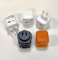 Cargador Rápido GaN con Enchufe Plegable y Retráctil, Cargador de Pared USB-C de 65W con Power Delivery 3.0 para iPhone 11 y Dispositivos Móviles