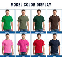 Logo personnalisé vente en gros hommes vierge Camisas 100% coton impression de t-shirts de haute qualité imprimé uni noir t-shirts