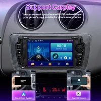 Autoradio Android pour Seat Ibiza MK4 6J 2009-2013 Carplay Lecteur Multimédia Auto Son Unité Principale Stéréo de Voiture Navigation GPS