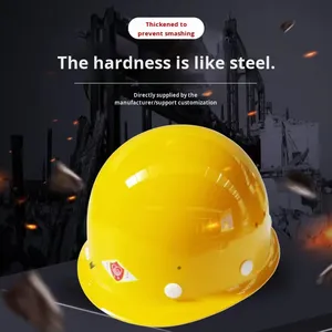 หมวกนิรภัยสำหรับผู้ชาย มาตรฐานแห่งชาติ <span class=keywords><strong>ABS</strong></span> หนาพิเศษ สำหรับงานไฟฟ้า ก่อสร้าง ป้องกันอันตราย หมวกนิรภัยทางวิศวกรรม - Product Image 3