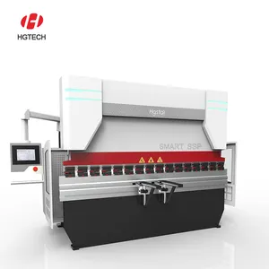 HGTECH Laser Hydraulic Cnc Press Brake Steel Plate Brake Press Hydraulic Bending Machine For Carbon Stainsteel Metal 11 Sheet