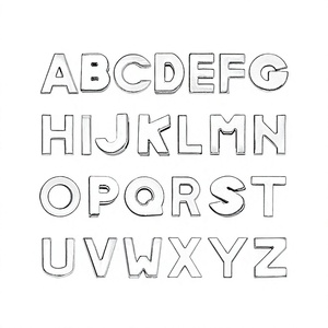 ตัวอักษรคริสตัล A-Z อุปกรณ์ตกแต่งสัตว์เลี้ยง เครื่องประดับผม จี้ตัวอักษรแบบกำหนดเองสำหรับปลอกคอสุนัข - Product Image 2