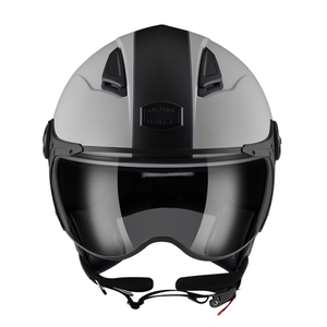 Casque de moto ASTONE HELMETS, nouveau design, matériau ABS, unisexe, gris mat, casque ouvert - Product Image 3