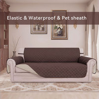 Vente en gros 108x36x46 housse de canapé protecteur de canapé épais en peluche housse de canapé matelassée