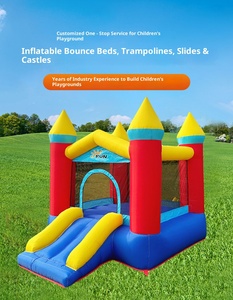 Château <span class=keywords><strong>gonflable</strong></span> pour enfants avec toboggan, lit <span class=keywords><strong>de</strong></span> saut <span class=keywords><strong>gonflable</strong></span> intérieur/extérieur, <span class=keywords><strong>aire</strong></span> <span class=keywords><strong>de</strong></span> <span class=keywords><strong>jeux</strong></span> pour enfants à domicile - Product Image 2