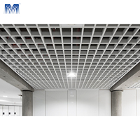 Azulejo de pared interior individual insonorizado Spandrel, pantalla perforada, paneles Corning Luxalon, precio falso, techo de aluminio cuadrado