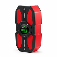 Jump Starter Mobil 12V dengan Kompresor Udara, Arus Puncak 600A, Booster Baterai Portabel, Catu Daya Darurat