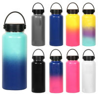 Bouteille isotherme anti-chute en acier inoxydable épaissi thermolaqué, grande capacité 12oz 22oz, maintien au chaud 12-24 heures