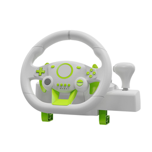 <span class=keywords><strong>Volant</strong></span> de course C-Star Gaming avec moteur à double vibration programmable, design ergonomique, <span class=keywords><strong>interface</strong></span> USB-A, rotation à 270° pour - Product Image 2