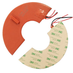 Bande chauffante flexible en caoutchouc de silicone 48V 40W-1000W Élément chauffant électrique certifié CE/ROHS 0-200C Résistant à l'eau Haute performance - Product Image 4