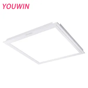 YOUWIN Led Deckenleuchte 48 W Oberflächen-Mounted Led Panel Licht Aluminium Werk hochwertiges Vierkant-Büro PMMA 80 Indoor