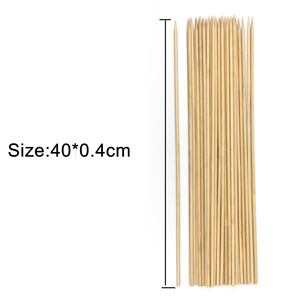 OEM Tùy Chỉnh Tre Thanh <span class=keywords><strong>20Cm</strong></span> 30Cm 40Cm 50Cm 60Cm BBQ Tre Xiên - Product Image 4