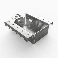 Fabrication de tôlerie sur mesure, pièces CNC, boîtier métallique estampé, refroidissement ventilé, support d'assemblage pour équipement électronique