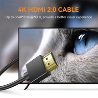 Premium-Hochgeschwindigkeits-3D-4K-Videokabel von Stecker zu Stecker 3FT 6FT 4K Ultra Slim HDMI-Verlängerung kabel