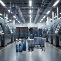 Controlador de Torque Directo Trifásico Vacon NXP de 315KW, Refrigeración Líquida, Nuevo, NXP05905-A0N0SWG-A1AF000000+FL23 380-500Vac