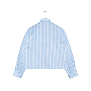 Camisa de Franela a Rayas Urbana para Hombre, Gruesa, Casual, de Manga Larga, 100% Algodón, Personalizada, con Botones - Product Image 2