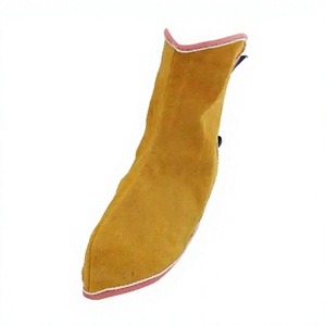 Cubrebotas de Cuero de Vaca de Alta Calidad, Resistentes al Fuego, Impermeables, para Trabajo Industrial Pesado, Protección Contra Chispas y Calor - Product Image 1