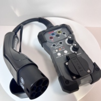 Adaptateur de test EVSE, testeur de station de recharge EV Type 2 IEC 61851 Mode 3 CP PP Simulation PE Pré-test pour l'inspection des EVSE AC