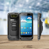 Chainway C71 - Teléfono Inteligente Resistente con Lector RFID UHF, PDA Industrial Portátil, Computadora Móvil con Escáner de Código de Barras 1D/2D y UHF Integrado