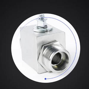 Vannes à boisseau sphérique hydrauliques OEM de haute qualité (acier inoxydable DN4, structure droite 2 voies) pour ruban goutte-à-goutte - Product Image 4
