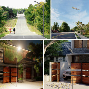 Солнечное освещение с камерой видеонаблюдения в умных городах, 1200 Вт, светодиодное уличное освещение на солнечной батарее с дистанционным управлением - Product Image 6