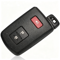 Boîtier de clé télécommande intelligent 2/3/4 boutons en ABS et métal pour Avalon, Camry, RAV4, Corolla, Highlander