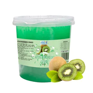 Fabrika doğrudan boba 1.3KG Kiwifruit haşhaş boba patlama Popa tapioca inciler satıyor