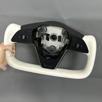 Volant sport chauffant en cuir de qualité supérieure pour Tesla Model 3 Model Y