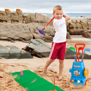 Jouets de sport de plein air Offre Spéciale pour les tout-petits, ensemble de <span class=keywords><strong>club</strong></span> de golf pour enfants avec balle en plastique, tranche d'âge de 2 à 4 ans emballée dans une boîte - Product Image 5