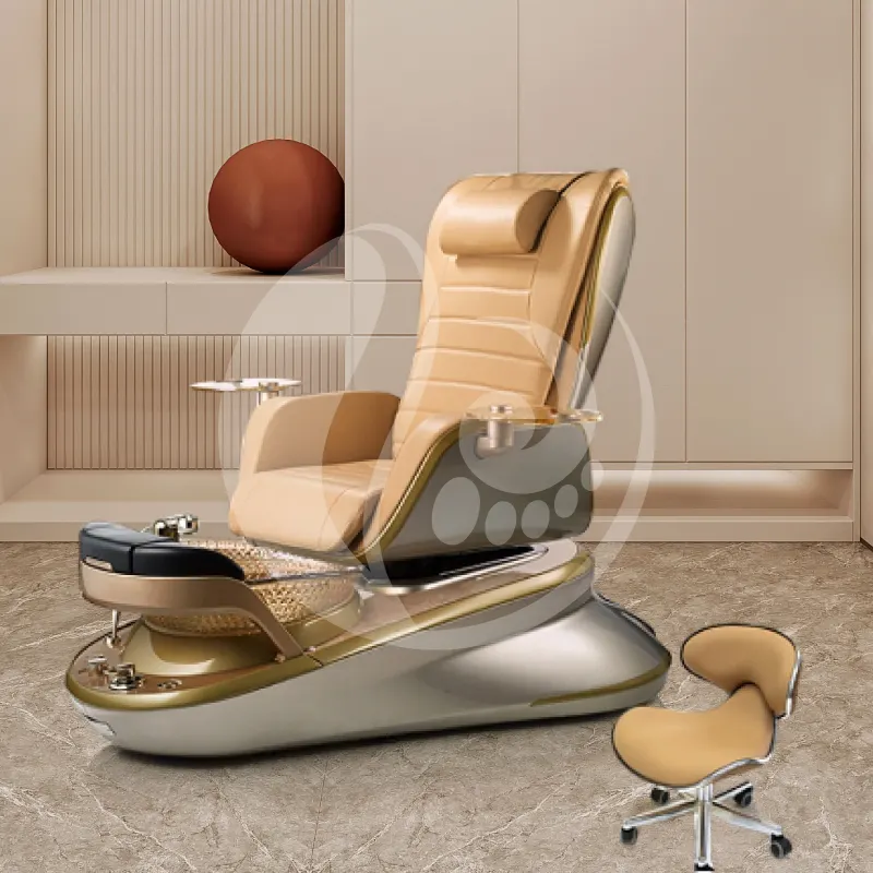 Luxe Moderne Salon Meubels Pedicure Stoel Hoge Rug Troon Stoelen Luxe Foot Spa Pedicure Stoel Voor Schoonheidssalon