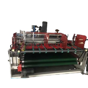 Machine à plier, coller et presser les boîtes en carton semi-automatique, machine à fabriquer des boîtes en carton ondulé - Product Image 2