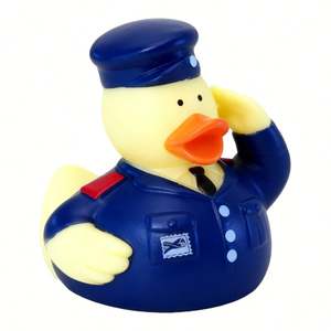 Juguete Promocional para Niños, Juguete Acuático, Pato Marinero, Pato Soldado, Pato Amarillo Pequeño, Venta al por Mayor - Product Image 1