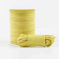 Corde en Para-Aramide 5/16'' (8mm) 100% Pure pour la Fabrication d'Équipements et Accessoires Ignifuges Résistants au Feu et à l'Usure