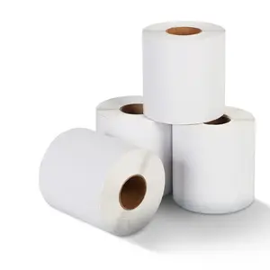 Factory Price Printing Labels 100*150mm Thermal Paper Rolls Express Receipt Printing Waterproof and Oil-proof Stickers