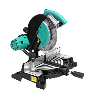 Scie à onglet composée sans balais 220 V de 255 mm pour la découpe du bois et des profilés aluminium, usage DIY/industriel, vente en gros - Product Image 1