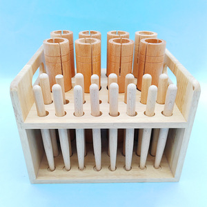 Wholesale <b>Musical</b> <b>Instruments</b> Wooden Double Sound Tube Sets With Storage Box Percussion for Kids Music Teaching AIDS - Product Image 5
