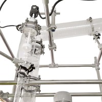 Réacteur de distillation sphérique de qualité industrielle 50L avec unité de contrôle de température précis antidéflagrante pour la recherche et le développement de produits chimiques fins