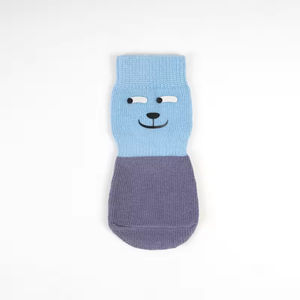 Chaussures pour chien antidérapantes en silicone imperméable, lot de 4, avec design long, confortables et à motif solide - Product Image 4