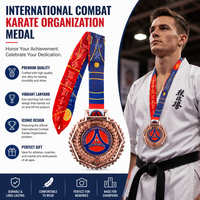 Prix bon marché d'usine Médaille de sublimation souvenir de récompense sportive personnalisée