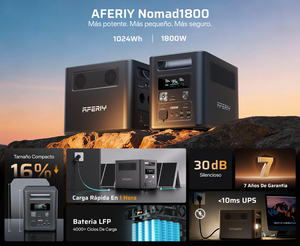 1800w Portable Power Station Lithium Battery Fast Charging <b>Solar</b> Smart BMS System AF-P180PRO <b>Solar</b> <b>Generator</b> AF-P180PRO - Product Image 1