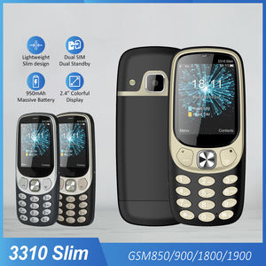 <span class=keywords><strong>Nouveau</strong></span> téléphone <span class=keywords><strong>portable</strong></span> fin <span class=keywords><strong>3310</strong></span>, écran 2,4 pouces, double SIM, double veille, batterie 950 mAh, téléphone à grosses touches, GSM 850 900 1800 1900 - Product Image 2