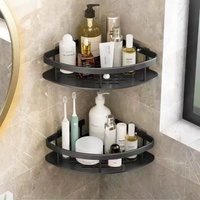 Étagère de douche d'angle de salle de bain murale en gros d'usine étagère de rangement triangulaire étagères de douche Caddy
