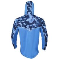 Maillot de pêche à manches longues à capuche pour homme Huk Performance, taille plus, sublimation personnalisée, UPF 50, respirant, imperméable, coupe-vent