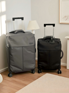 Ensemble de valises souples en nylon léger avec roulettes, bagages d'affaires, sacs à roulettes, combo avec étiquette de bagage, <span class=keywords><strong>lot</strong></span> de 3 pièces, vente en gros - Product Image 3