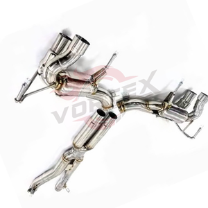 Sistema de Escape Catback Vortex de Acero Inoxidable 304 con Acabado Espejo, Válvula de Vacío, Soldadura TIG de Alto Rendimiento para Ferrari - Product Image 4