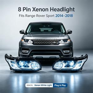 <span class=keywords><strong>Faros</strong></span> Delanteros de Xenón HID Remanufacturados OEM para Range Rover Sport L494 2014-2018, Reemplazo Adaptativo AFS de 8 Pines - Product Image 6