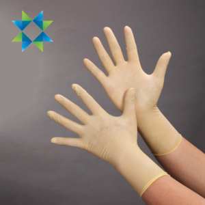 SKPURE, высокое качество, 9 дюймов, 12 дюймов, беспорошковые текстурированные перчатки, латексные перчатки для чистой комнаты - Product Image 1