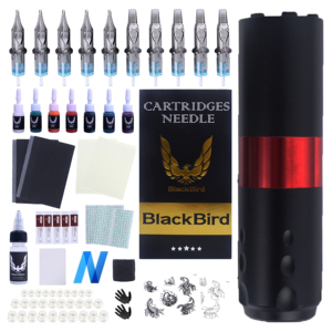 Machine à tatouer sans fil <span class=keywords><strong>Kit</strong></span> complet Stylo à tatouer rotatif <span class=keywords><strong>Kit</strong></span> complet de <span class=keywords><strong>tatouage</strong></span> pour débutants - Product Image 6