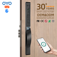 Cerradura de Puerta Inteligente OYO con Huella Digital, Sin Llave, para Exteriores, Resistente al Agua, con RFID, Batería de Litio y Aleación de Aluminio